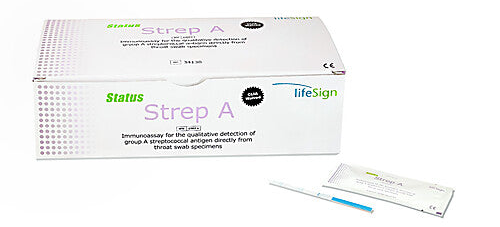 Status Strep A Strip Rapid Test 30 Tests